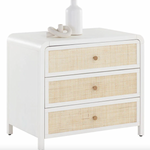 Tierra Nightstand, Antique White, 30"W