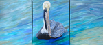 Pelican Triptych, 67"W x 30.5"H