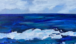Seascape 1, 17.5"W x 10.5"H