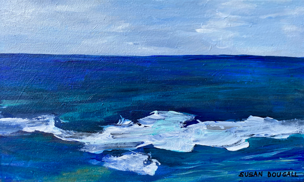 Seascape 2, 17.5"W x 10.5"H
