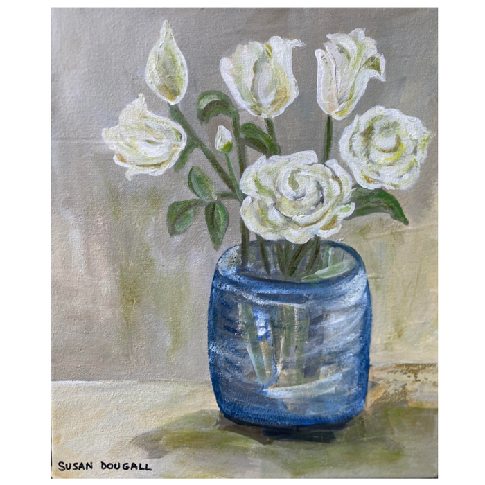 6 Flowers, 14.5"W x 17.5"H