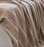 Montecito Oversized Throw, Terra Cotta/ Natural