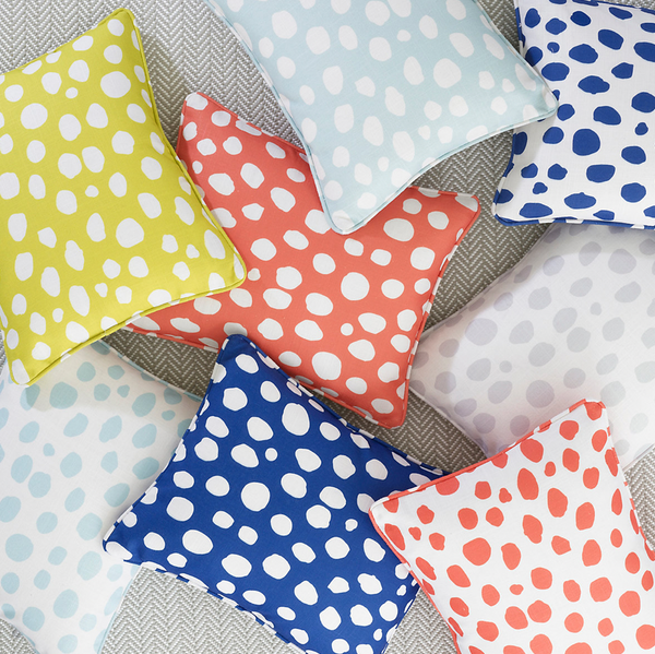 Spot On Indoor/Outdoor Pillow- Cobalt, 16" x 20" (Lumbar)