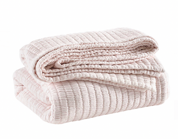 Boyfriend Matelasse Collection, Slipper Pink