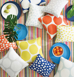 Spot On Indoor/Outdoor Pillow-  Orange, 16" x 20" (Lumbar)