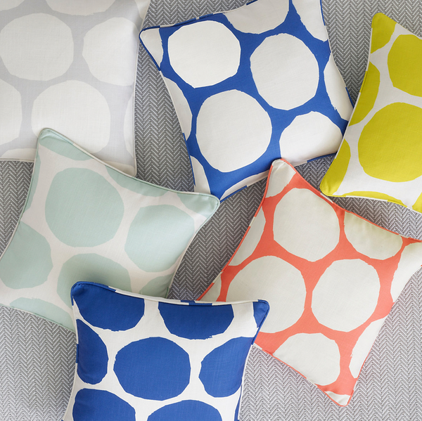 On The Spot Indoor/Outdoor Pillow- Cobalt,  22" x 22"