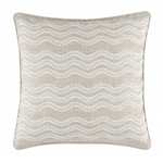 Scout Embroidered Indoor / Outdoor Decorative Pillow- Grey, 20" x 20"