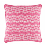 Scout Embroidered Indoor/Outdoor Decorative Pillow- Fuchsia, 20" x 20"