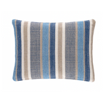 Always Greener Indoor/Outdoor Pillow- Blue/Grey, 16" x 20" (Lumbar)