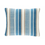 Always Greener Indoor/Outdoor Pillow- Navy/French Blue, 16" x 20" (Lumbar)