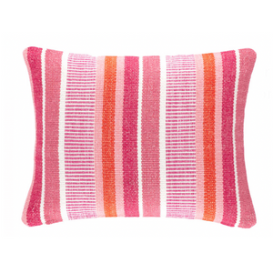 Always Greener Indoor/Outdoor Pillow- Pink/Orange, 16" x 20" (Lumbar)