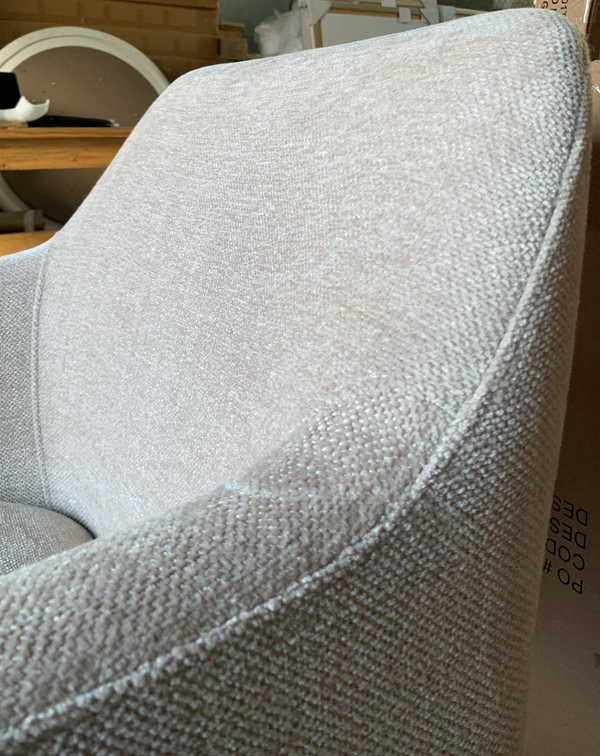 Doreen Club Chair, Rubino Taupe