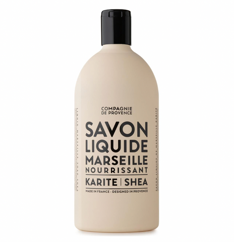 Liquid Marseille Soap Refill,33.8 fl. oz.- Karité (Shea Butter)