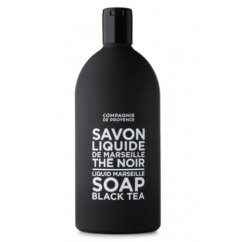 Liquid Marseille Soap Refill, 33.8 fl.oz.- Black Tea