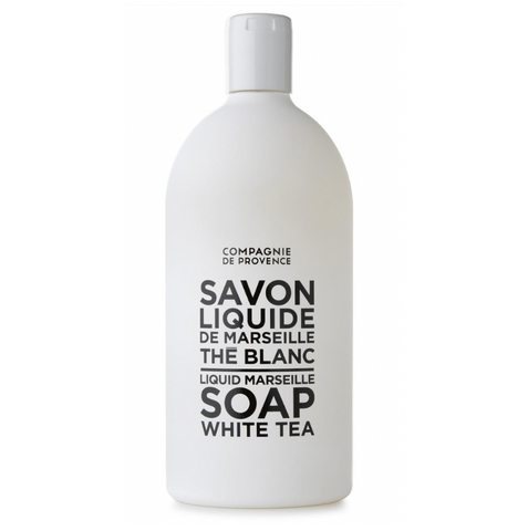 Liquid Marseille Soap Refill, 33.8 fl.oz.- White Tea