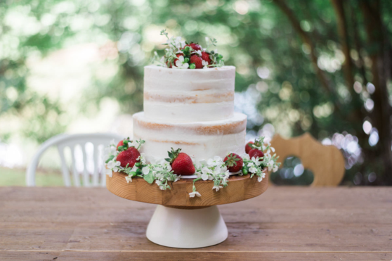 White Mod Block Cake Stand, Large