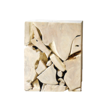 Weathered Rustic Teak Part Table