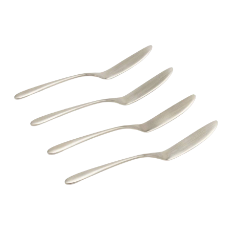 Alba, Silver Cheese Spreaders, Set of 4