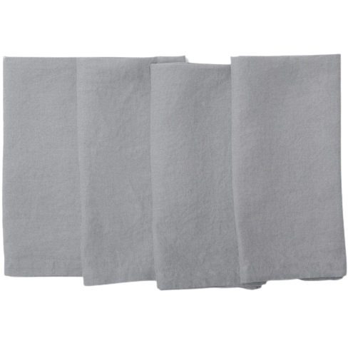 Johanna Napkin, Status Gray, Set of 4