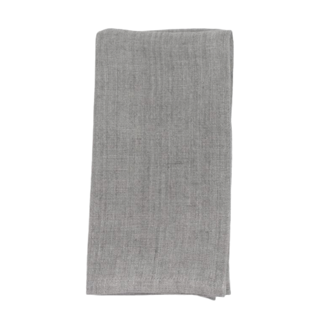 Stone Washed Linen Hemmed Dinner Napkin (Oyster), Set of 6
