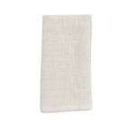 Stone Washed Linen Hemmed Dinner Napkin (Natural Chambray), Set of 6