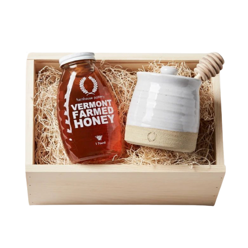 Honey & Beehive Honey Pot Gift Set