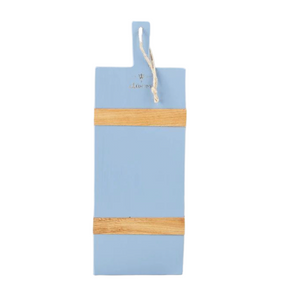 French Blue Rectangle Mod Charcuterie Board, Small