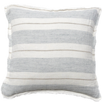 Laguna Pillow, Ocean/ Natural- 20" x 20"