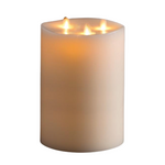Lightli Moving Flame Indoor Tri-Flame Pillar 6" X 10"
