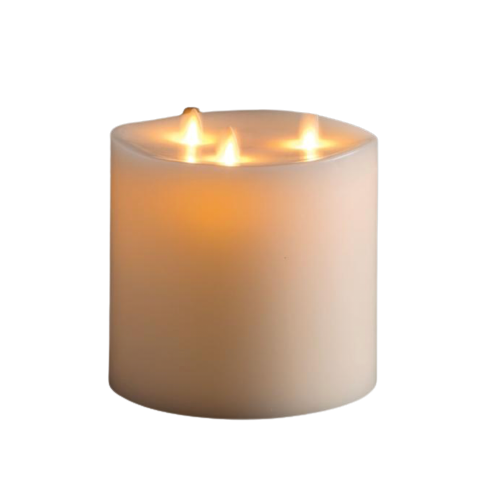 Lightli Moving Flame Indoor Tri-Flame Pillar