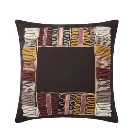 Pll0001 Black / Multi, 22" x 22"