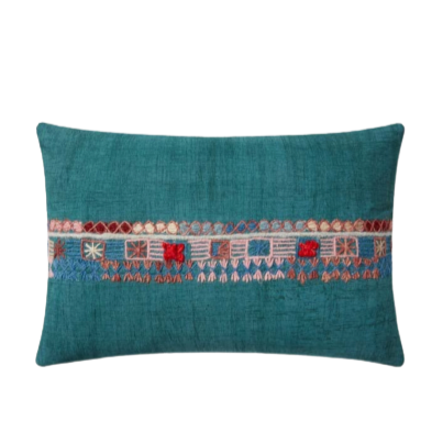 Pjb0010 Teal / Multi, 13" x 21"