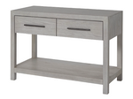 Modern Two Drawer Nightstand, 38"W x 18"D x 26"H
