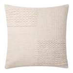 P1110 Ivory, 22" x 22", Magnolia Home by Joanna Gaines × Loloi