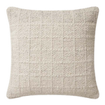 Pmh0018 Ivory, 22" x 22", Magnolia Home by Joanna Gaines × Loloi
