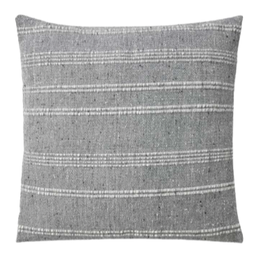 Pmh0026 Grey, 22" x 22", Magnolia Home by Joanna Gaines × Loloi, Magnolia Home by Joanna Gaines × Loloi