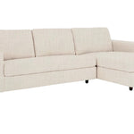 Ethan Sofa - Right Facing Chaise, Effie Linen Performance Fabric - Contract Viable