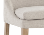 Rosine Counter Stool, Effie Flax Performance Fabric