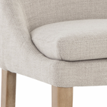 Rosine Counter Stool, Effie Flax Performance Fabric