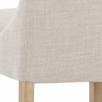 Rosine Counter Stool, Effie Flax Performance Fabric