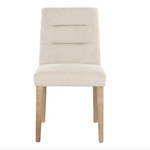 Portia Upholstered Dining Side Chair w/ Performance Fabric- Belfast Oatmeal