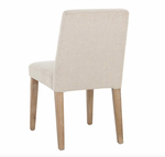 Portia Upholstered Dining Side Chair w/ Performance Fabric- Belfast Oatmeal