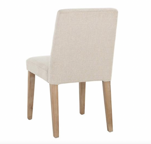 Portia Upholstered Dining Side Chair w/ Performance Fabric- Belfast Oatmeal