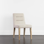 Portia Upholstered Dining Side Chair w/ Performance Fabric- Belfast Oatmeal