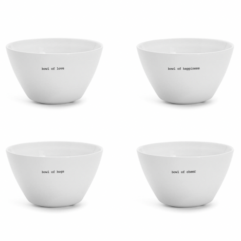 "A Bowl Of" Tidbit Bowl,  Choose from 4 Assorted Designs