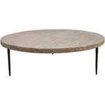 Demi Lune Round Coffee Table, 51"