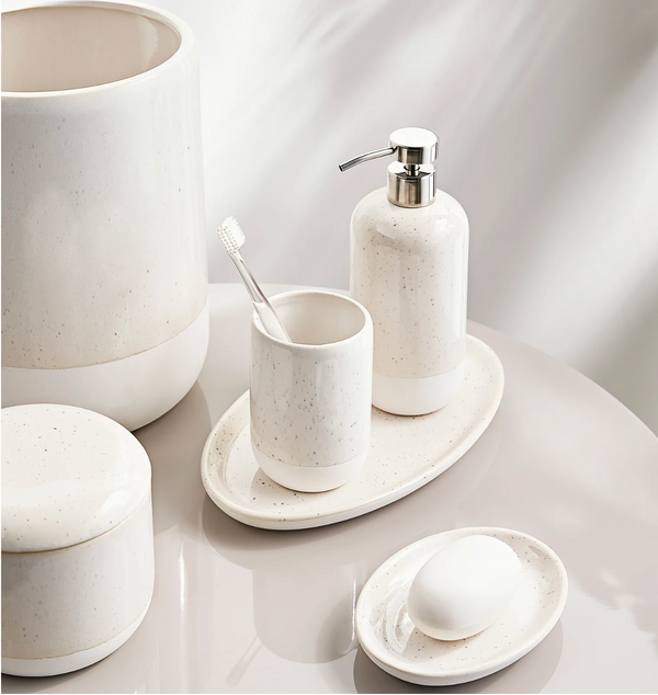 Culver Tissue Holder, Stoneware/ Unique