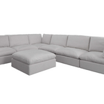 Haven Sectional w/ moveable Ottoman, Dove Gray, 152" x 114"