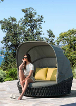 Hug Anthracite Max Rope Daybed with Canopy, Grey