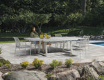 Together Extendable Dining Table - Light Grey, 79-118"L x 38"W